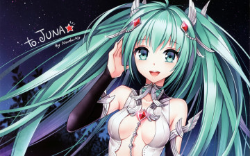 Картинка аниме vocaloid art грудь радость вокалоид ночь жест взгляд hatsune miku девушка nardack