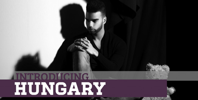 Обои картинки фото музыка, евровидение, медведь, мишка, игрушка, тень, певец, черно-белая, венгрия