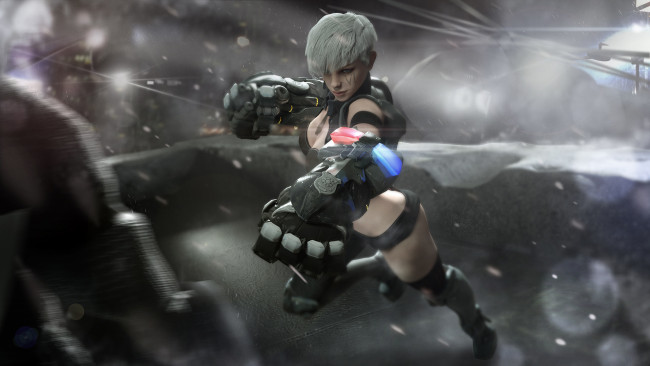 Обои картинки фото видео игры, league of legends, арт, special, police, league, of, legend, перчатка, рука, девушка