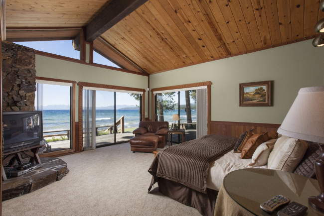 Обои картинки фото интерьер, спальня, окно, кровать