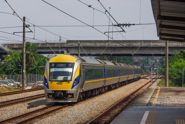 Обои картинки фото техника, поезда, локомотив, состав, рельсы, железная, дорога