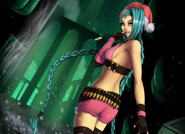 Обои картинки фото видео игры, league of legends, jinx, девушка, джинкс, league, of, legends