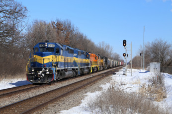 Картинка техника поезда железная дорога рельсы локомотив состав