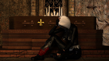 Картинка видео+игры dark+heresy девушка взгляд фон свечи задумчивость