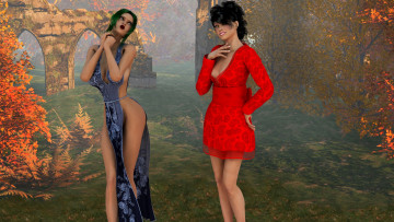 Картинка видео+игры dark+heresy девушки фон взгляд