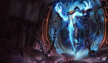 Картинка видео+игры league+of+legends цепи xerath
