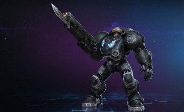 Картинка heroes+of+the+storm видео+игры оружие персонаж