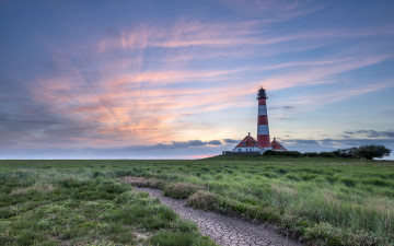 Картинка природа маяки небо побережье