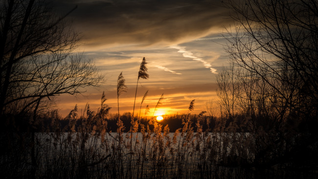 Обои картинки фото природа, восходы, закаты, заря