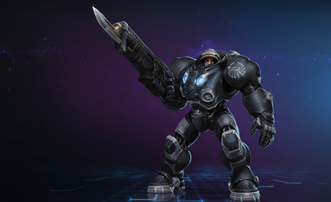 Обои картинки фото heroes of the storm, видео игры, оружие, персонаж