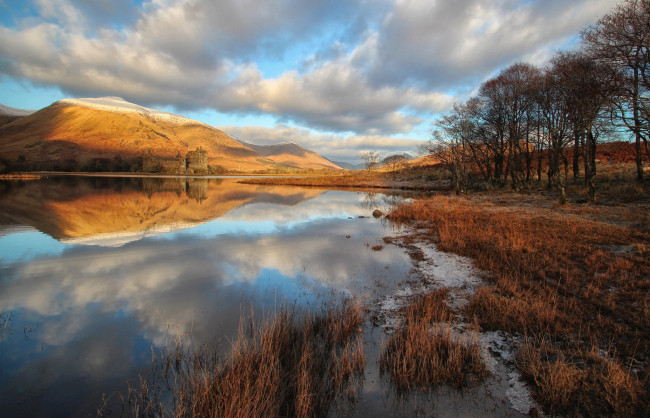 Обои картинки фото природа, реки, озера, осень, река, растительность