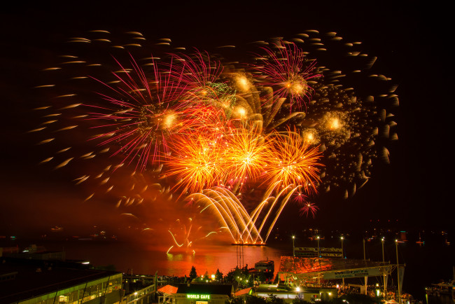 Обои картинки фото разное, салюты,  фейерверки, фейерверк, ночь