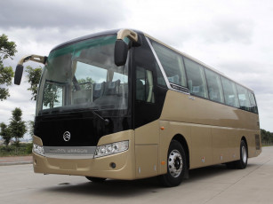 Картинка автомобили автобусы golden leopard snow xml6127 dragon