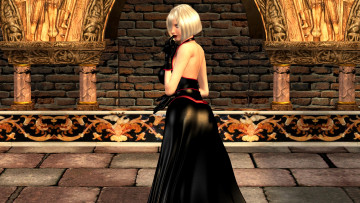 Картинка 3д+графика люди+ people девушка блондинка фон взгляд