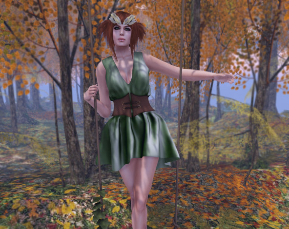 Обои картинки фото 3д графика, люди , people, взгляд, рыжая, девушка, фон