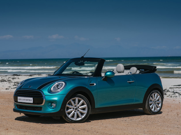 Обои картинки фото автомобили, mini, 2016г, f57, za-spec, cabrio, cooper