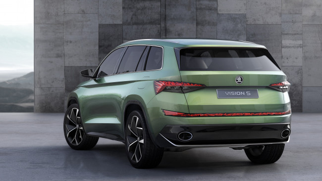 Обои картинки фото skoda visions concept 2016, автомобили, skoda, внедорожник, кроссовер, 2016, concept, visions