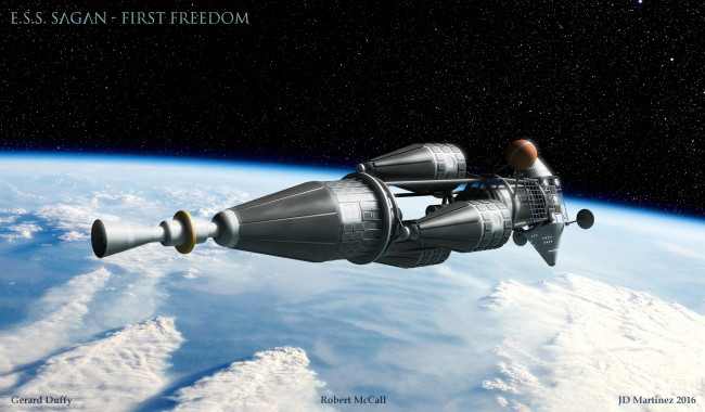 Обои картинки фото космос, арт, космический, корабль, полет, вселенная