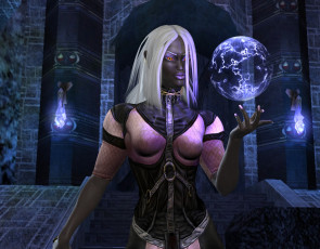 Картинка 3д+графика эльфы+ elves фон взгляд эльфийка