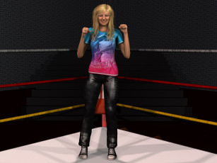 Картинка 3д+графика люди+ people девушка взгляд фон