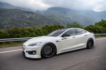 обоя автомобили, tesla, prior, design