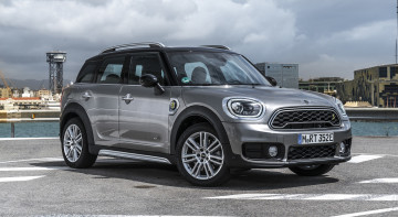обоя mini cooper s-e countryman all4 plug in hybrid 2018, автомобили, mini, plug, all4, 2018, countryman, hybrid, cooper, s-e