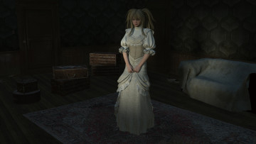 Картинка 3д+графика люди+ people фон взгляд девушка