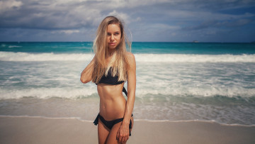 Картинка девушки -unsort+ блондинки море