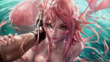 обоя фэнтези, русалки, русалка