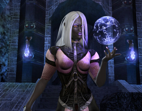 Обои картинки фото 3д графика, эльфы , elves, фон, взгляд, эльфийка