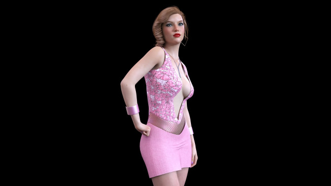 Обои картинки фото 3д графика, люди , people, фон, взгляд, девушка