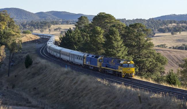 Обои картинки фото техника, поезда, состав, локомотив