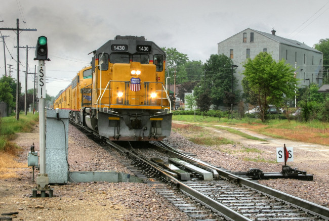 Обои картинки фото техника, поезда, состав, локомотив