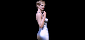 Картинка 3д+графика люди+ people фон взгляд девушка