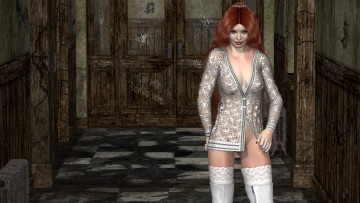 Картинка 3д+графика люди+ people взгляд девушка фон