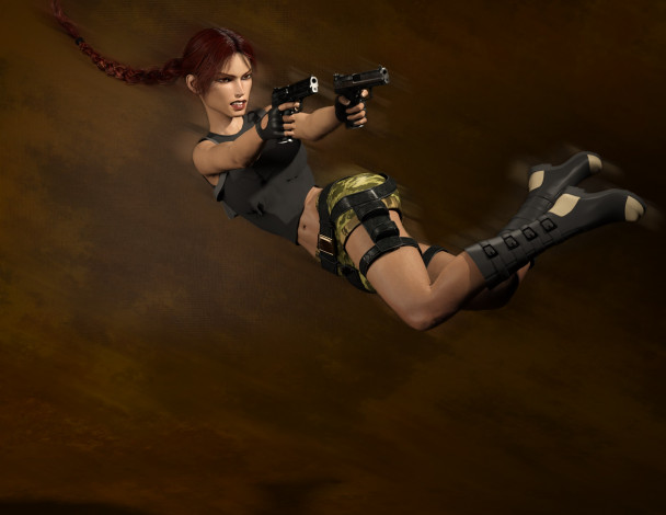 Обои картинки фото 3д графика, фантазия , fantasy, взгляд, фон, девушка