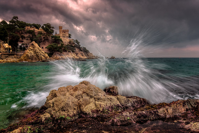 Обои картинки фото castell d`en plaja, города, - пейзажи, простор