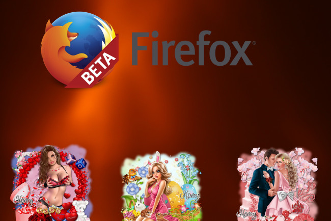 Обои картинки фото компьютеры, mozilla firefox, логотип, фон