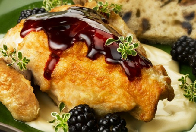 Обои картинки фото еда, мясные блюда, курица, мясо, кетчуп