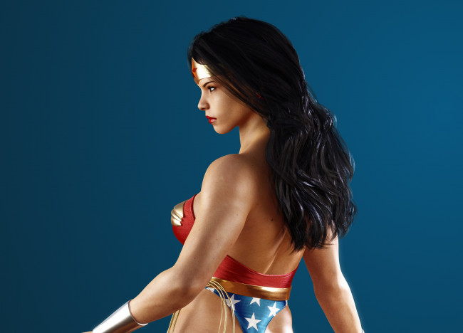 Обои картинки фото 3д графика, люди , people, фон, взгляд, девушка