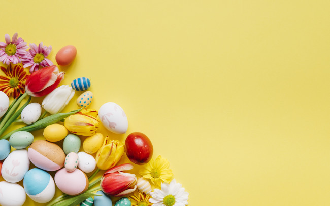 Обои картинки фото праздничные, пасха, яйца