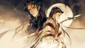 Картинка jianghu+ye+yu аниме jianghu+ye+yu+ artbook jianghu ye yu парни