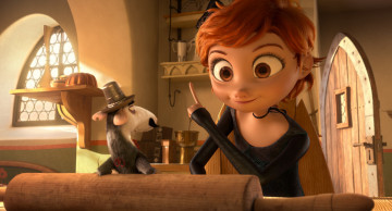 обоя the amazing maurice ,  2023 , мультфильмы, the amazing maurice, изумительный, морис, анимация, персонаж, девушка, мышь