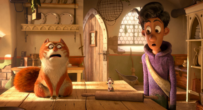 Обои картинки фото the amazing maurice ,  2023 , мультфильмы, the amazing maurice, изумительный, морис, анимация, персонаж, парень, кот