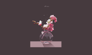 Картинка рисованное цветы