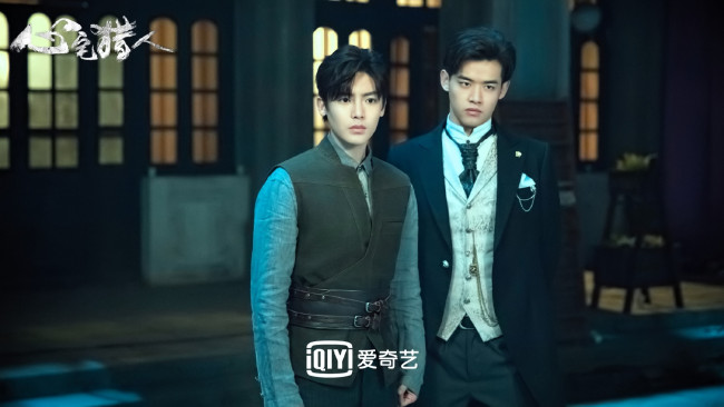 Обои картинки фото кино фильмы, psych-hunter, парни, здание