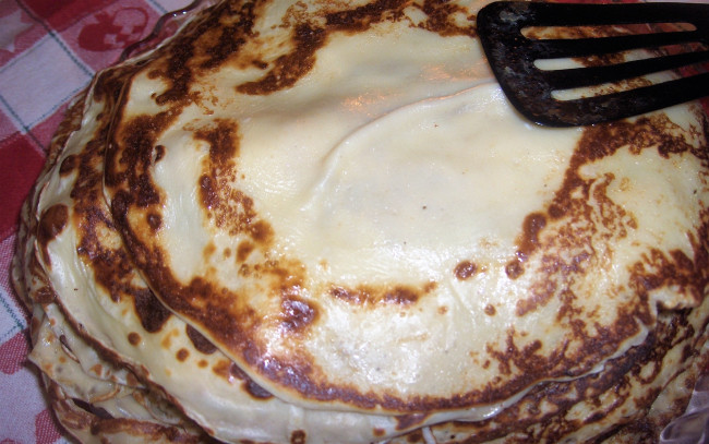 Обои картинки фото еда, блины,  оладьи