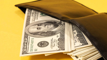 обоя разное, золото,  купюры,  монеты, кошелек, деньги, купюры, доллары