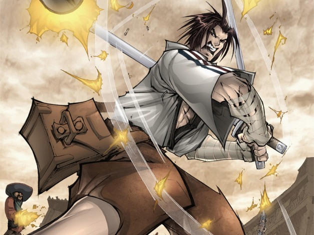 Обои картинки фото samurai, western, видео, игры