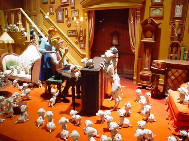 Обои картинки фото мультфильмы, 101, dalmatians
